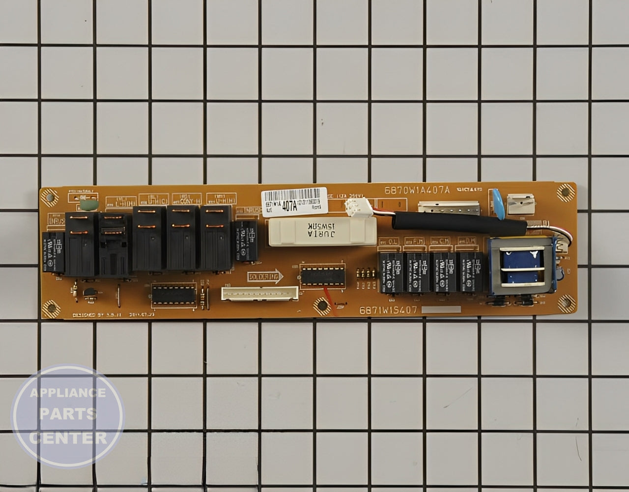 GE OVEN RELAY BOARD WB27X32849 - Main view showing precise circuit control for various GE models