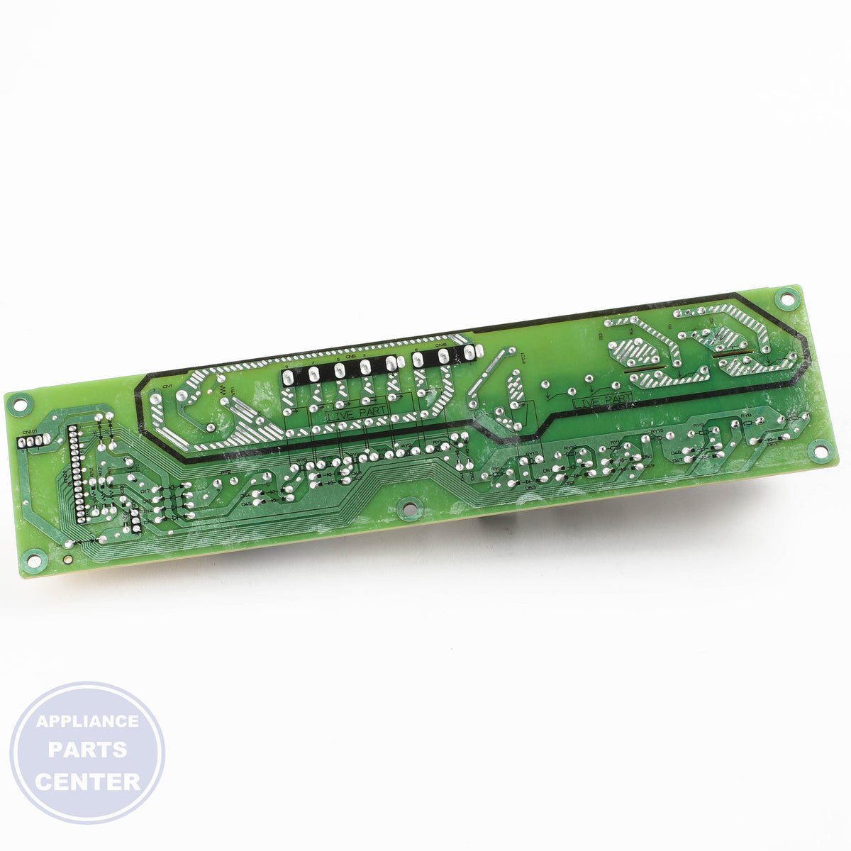 GEH RELAY BOARD WB27X33045 - Installation in GEH model showing mounting points