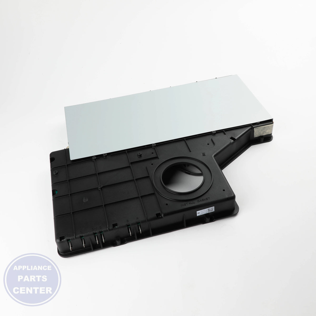 GEH INDUCTION CONTROL ASM KIT WB27X33085 - Installation in GEH model showcasing key mounting points