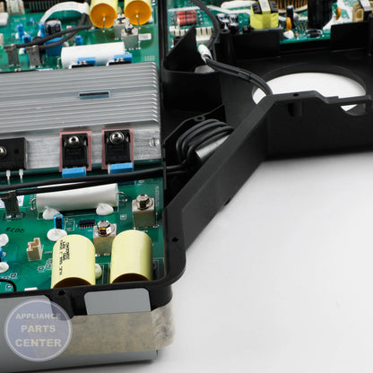 GEH INDUCTION CONTROL ASM KIT WB27X33085 - Installation in GEH model showcasing key mounting points