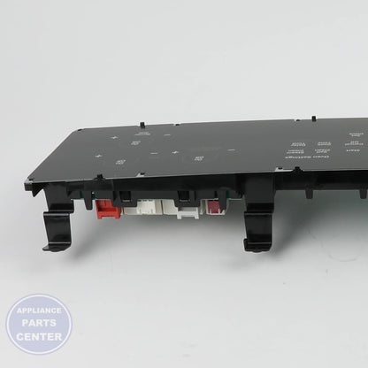 GEH OVEN CONTROL AND OVERLAY ASM WB27X33134 - Installation in GEH model showing key mounting points