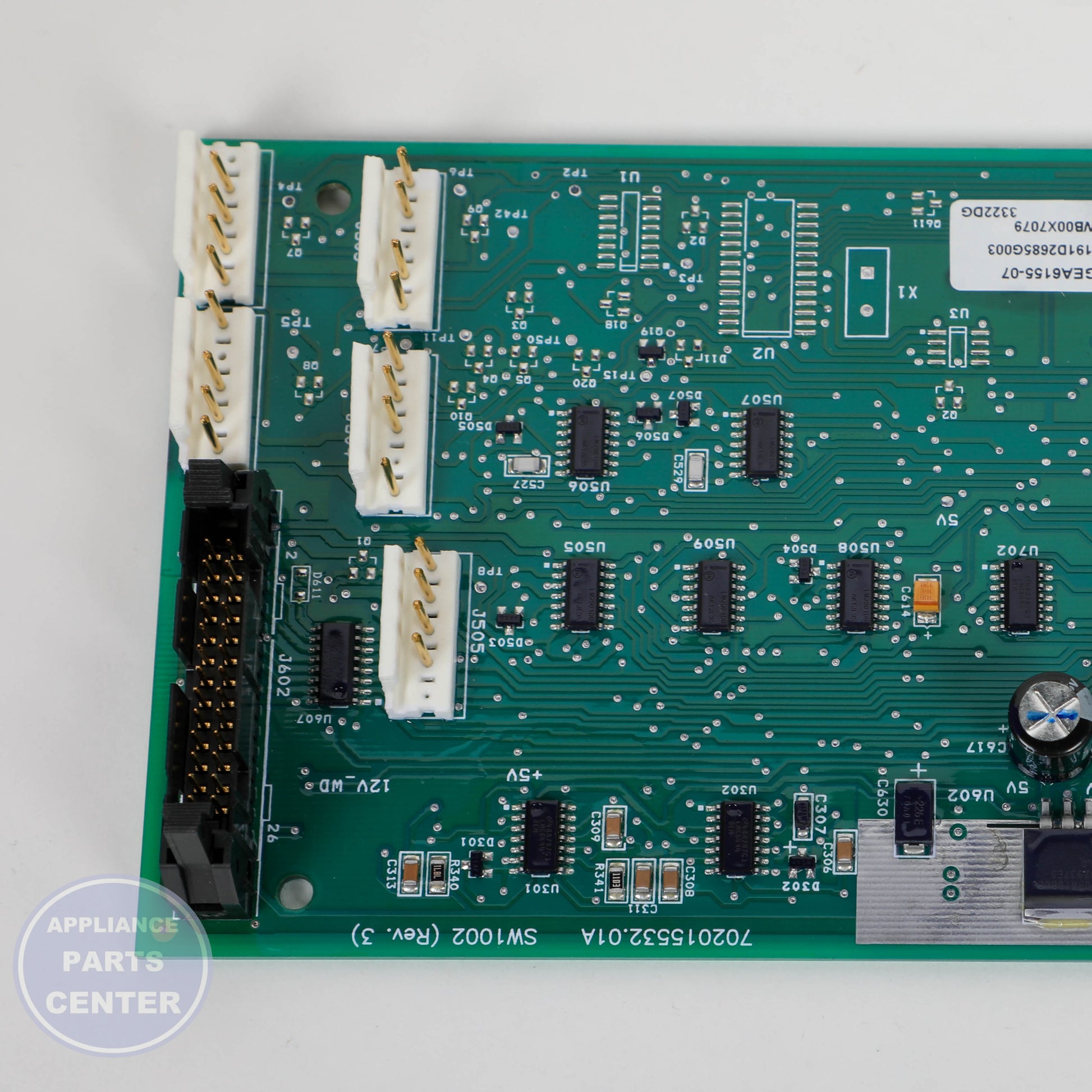 GEH MAIN BOARD LOGIC KIT WB27X33352 - Installation in GEH model demonstrating key mounting points
