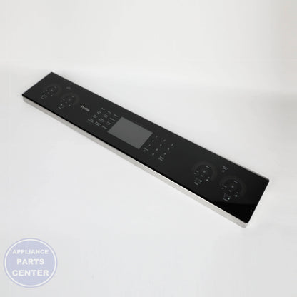 BLACK STAINLESS CONTROL PANEL OVERLAY WB27X33633 - Detailed view of durable touchpad