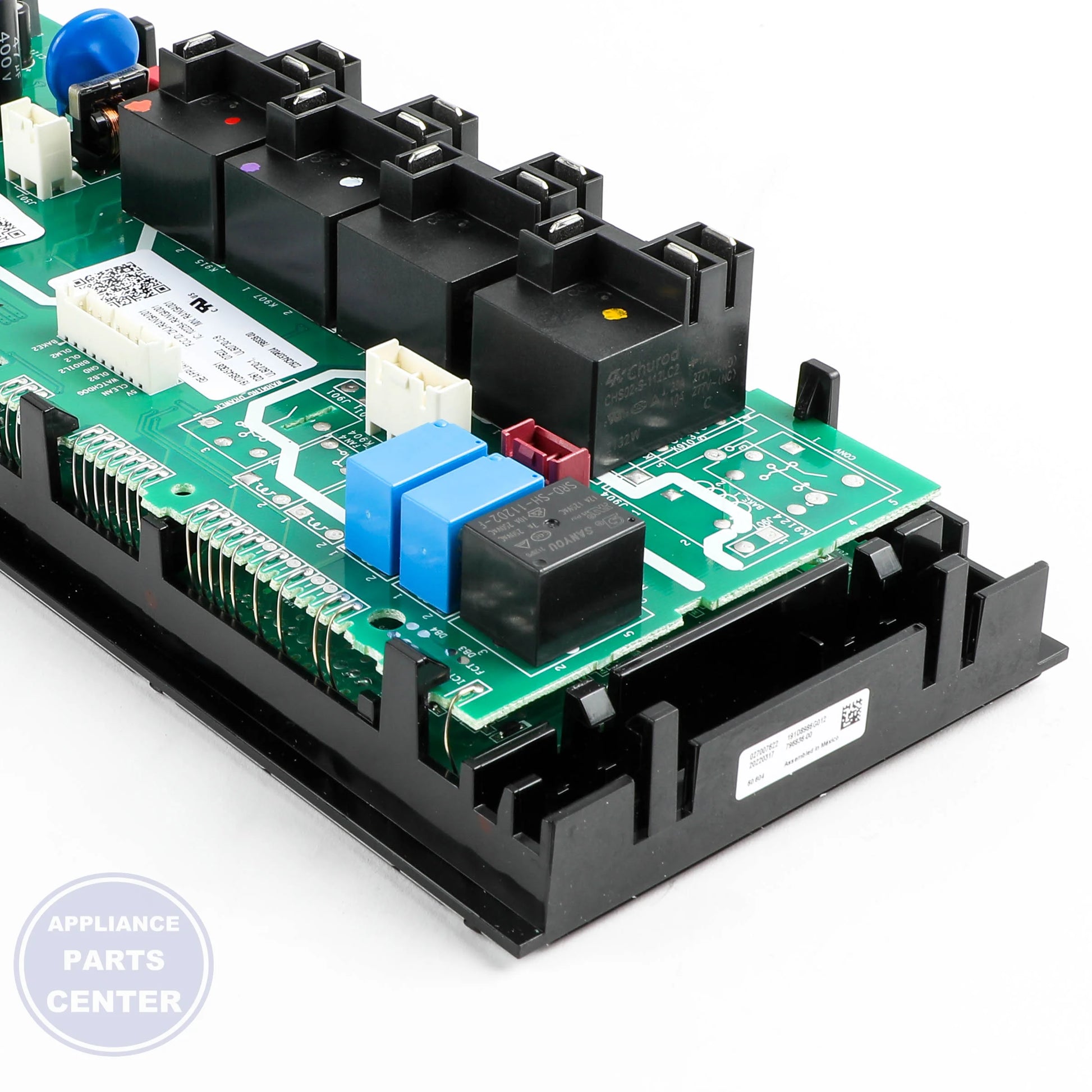 OVEN CONTROL BOARD AND FACEPLATE OVERLAY WB27X36306 - Detailed view of essential technical details