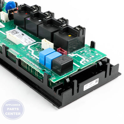 OVEN CONTROL BOARD AND FACEPLATE OVERLAY WB27X36306 - Detailed view of essential technical details