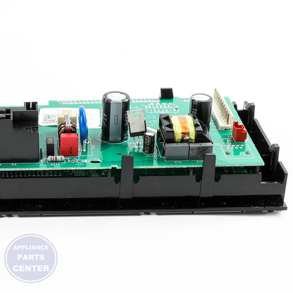 GEH OVEN CONTROL BOARD AND FACEPLATE OVERLAY WB27X36306 - Installation in GEH model showcasing key mounting points