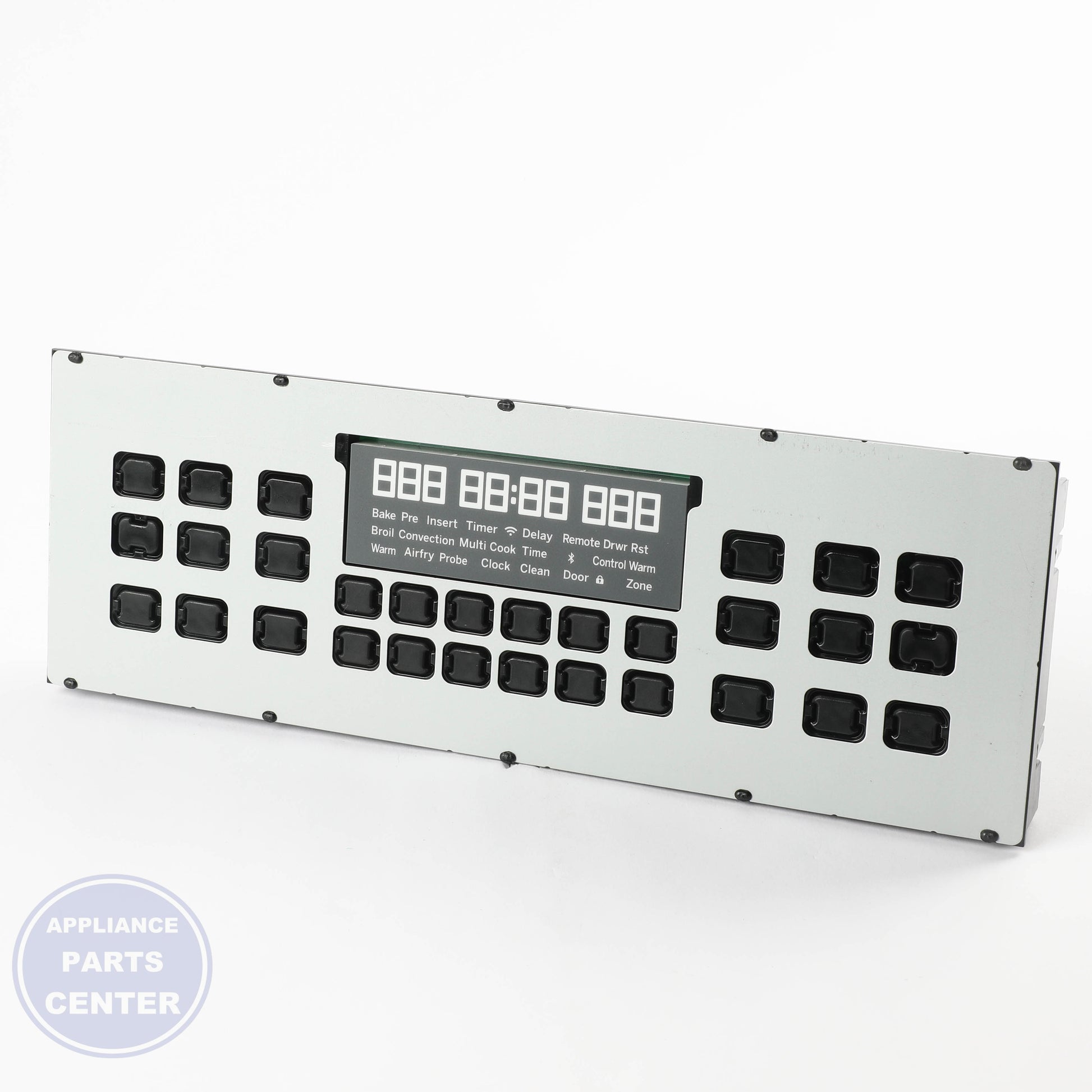 OVEN CONTROL WB27X39167 - Side view with precise measurements