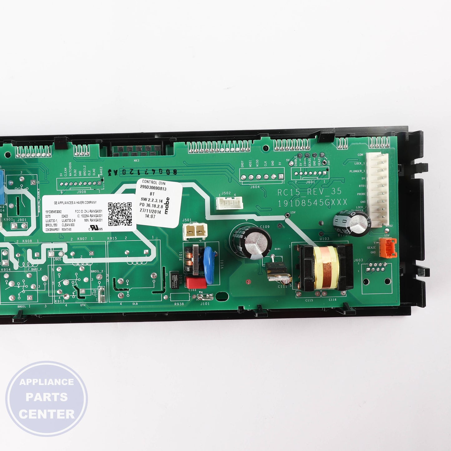 GEH OVEN CONTROL WB27X39167 - Main view showing temperature display for GEH XYZ series