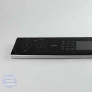 GEH STAINLESS CONTROL PANEL OVERLAY W/ WIFI BOARD - Main view showing sleek design for models WB27X29241, WB27X32744, WB27X33634