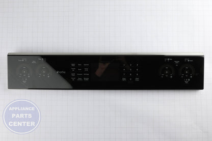 GEH STAINLESS CONTROL PANEL OVERLAY W/ WIFI BOARD WB27X40488 - Installation in GEH model showcasing key mounting points