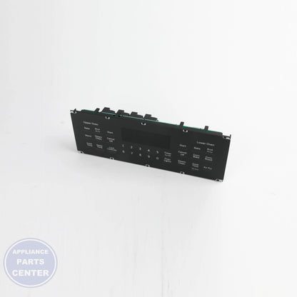 GEH OVEN CONTROL AND FACEPLATE WB27X41655 - Detailed view of circuit board details
