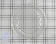 GE Glass Tray WB27X43590 - Main view showing precise fit for GE Microwaves