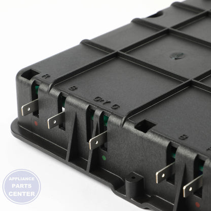 INDUCTION ASSEMBLY WB27X44890 - Side view with precise measurements
