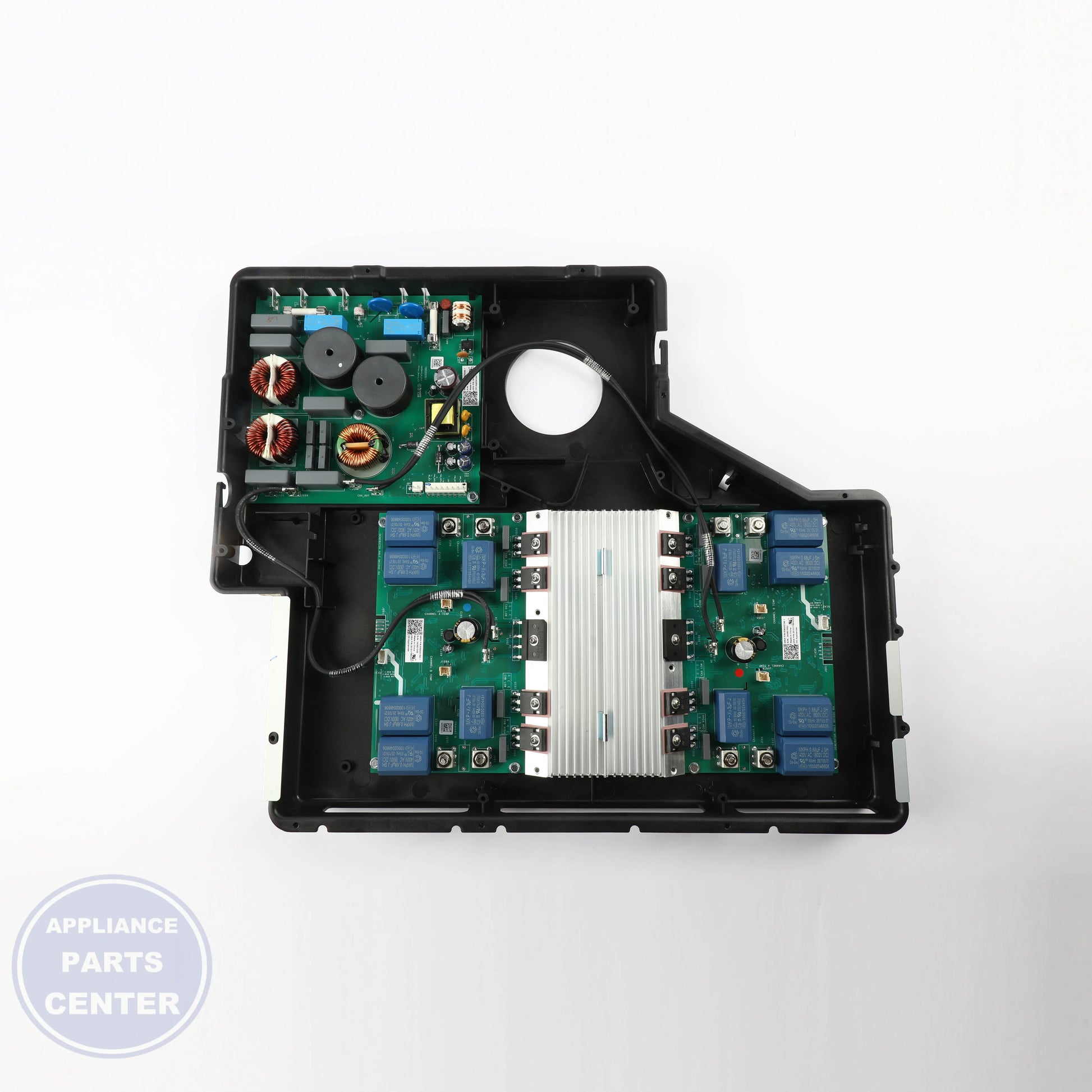 GEH INDUCTION ASSEMBLY WB27X44890 - Installation in GEH E12345 showing key mounting points