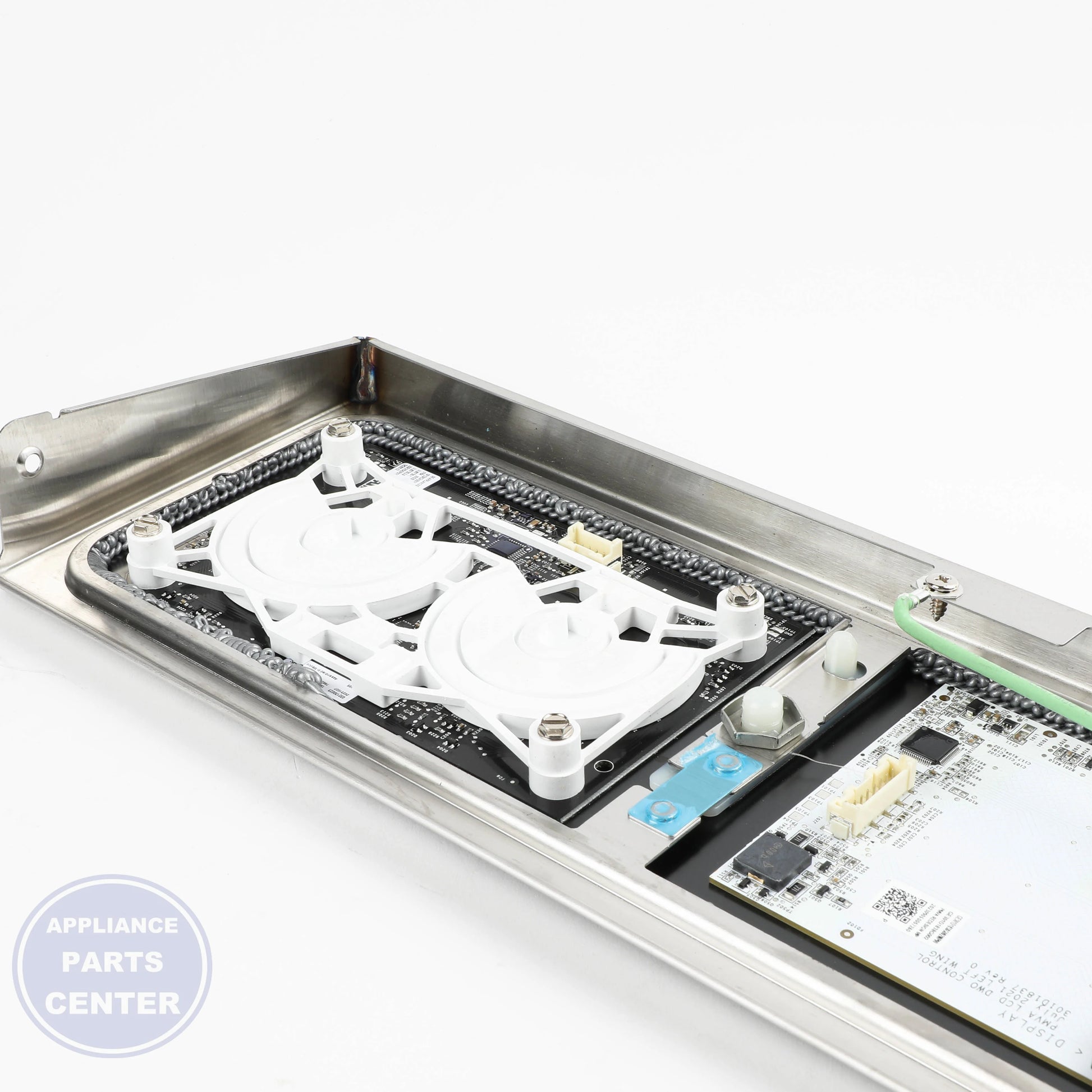 [GEH] CONTROL PANEL STAINLESS WB27X45490 - Detailed view of touch controls