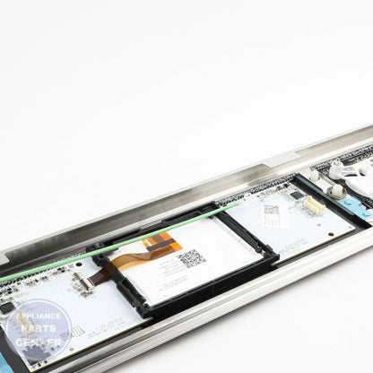 CONTROL PANEL STAINLESS WB27X45306 - Side view with touch controls