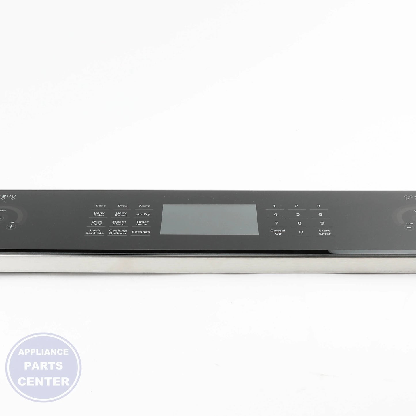 [GEH] CONTROL PANEL STAINLESS WB27X45490 - Main view showing sleek design for GEH models