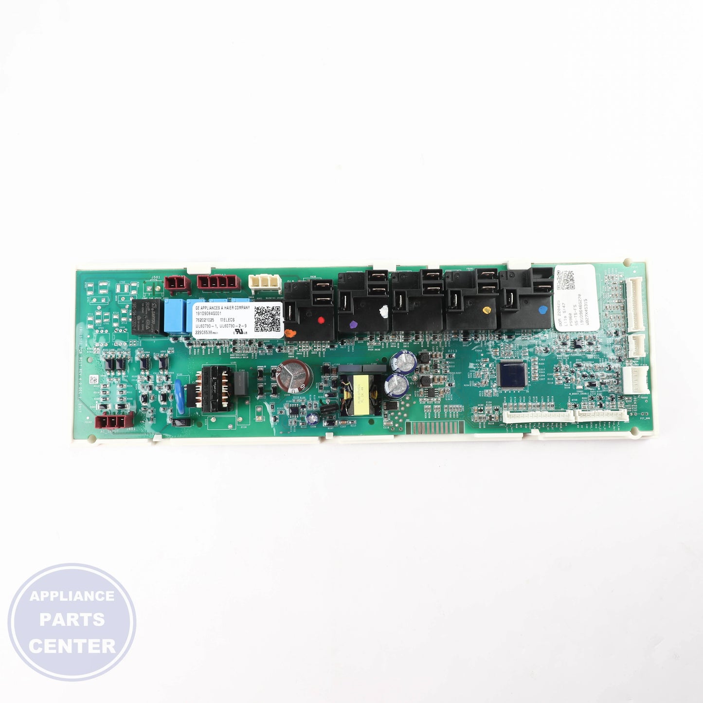 CONTROL RC17 WB27X45315 - Side view with circuit board and timer specs