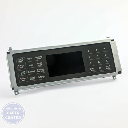 GEH GLASS USER INTERFACE AND BOARD WB27X45326 - Installation in GEH Range/Stove/Oven showing key mounting points