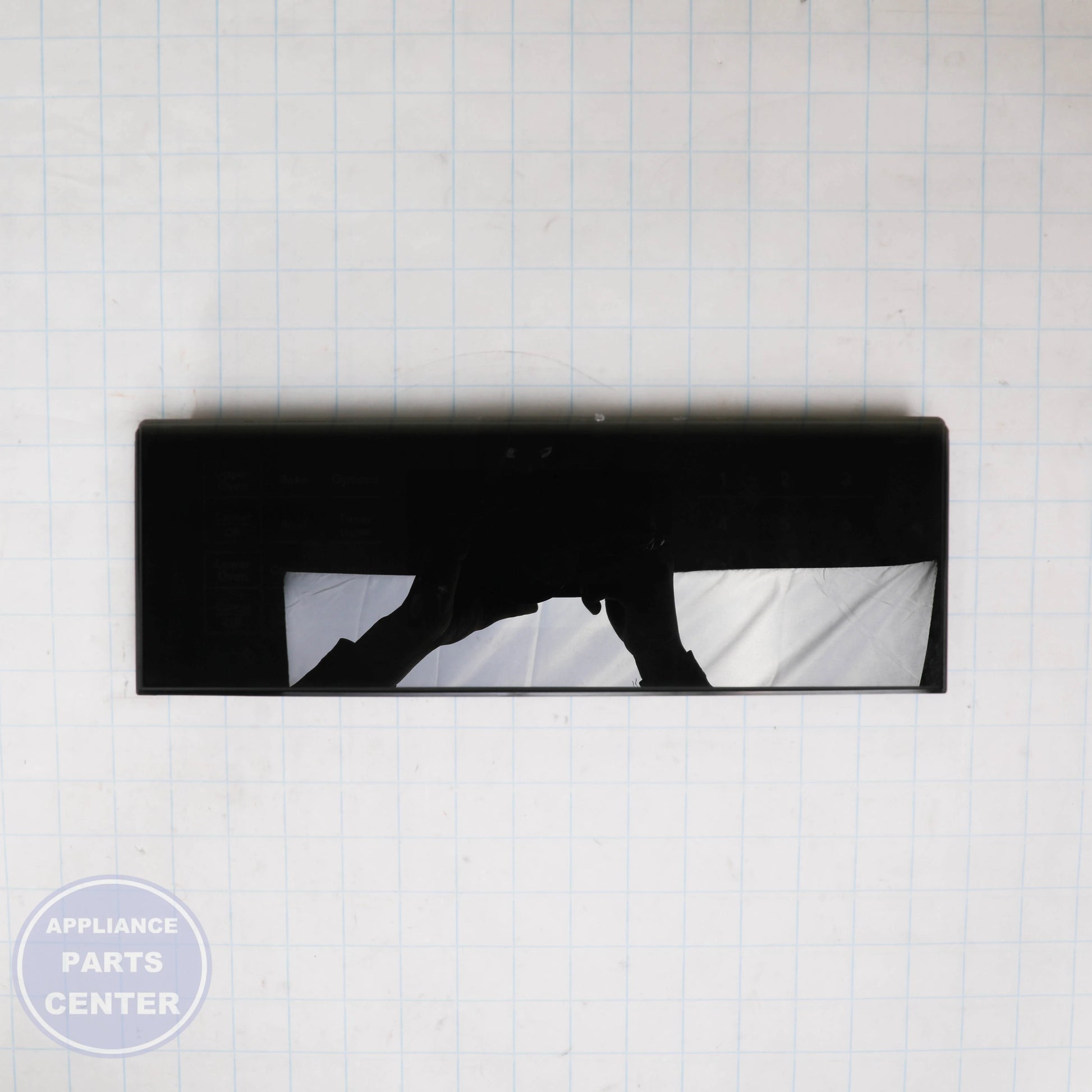 GEH GLASS AND TOUCH BOARD ASM WB27X45673 - Installation in GEH Range showcasing key mounting points