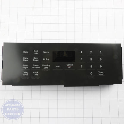 CONTROL & FACEPLATE WB27X47794 - Side view with precise measurements