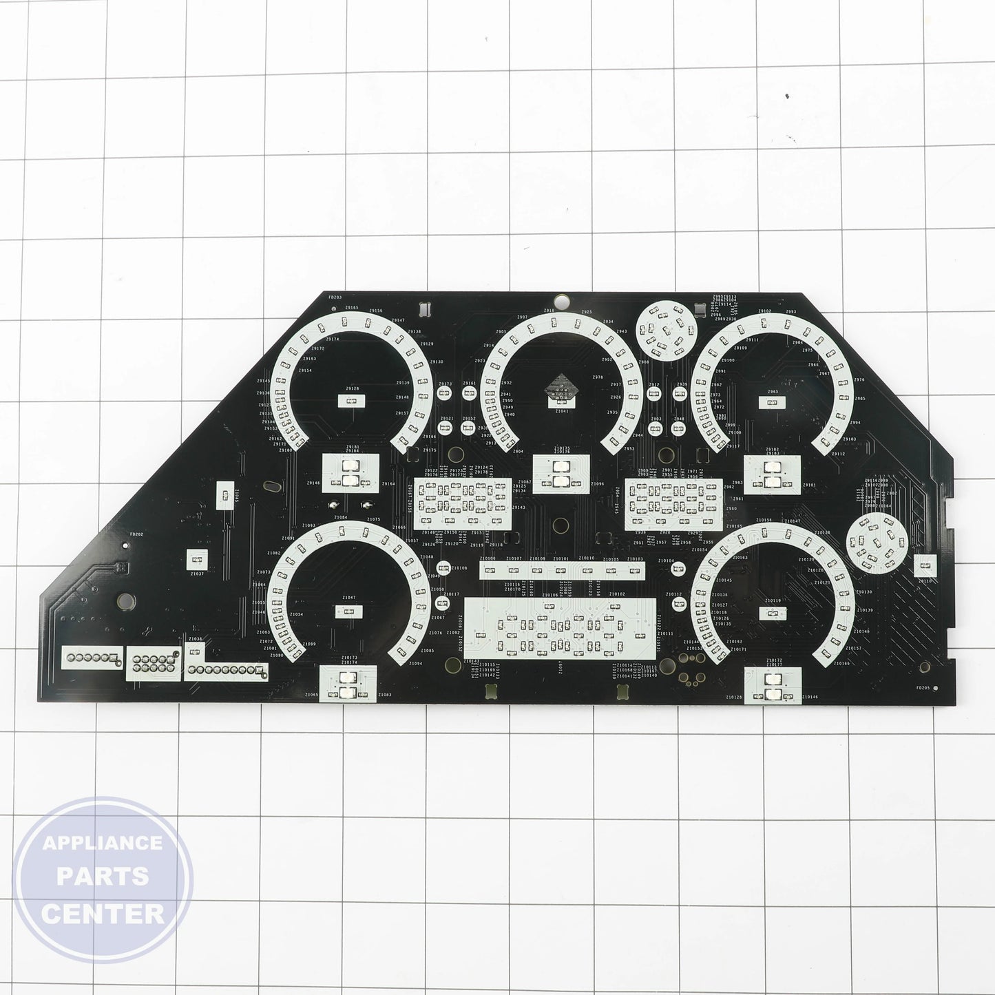 GEH DISPLAY BOARD WB27X50567 - Installation in GEH model, showcasing key mounting points