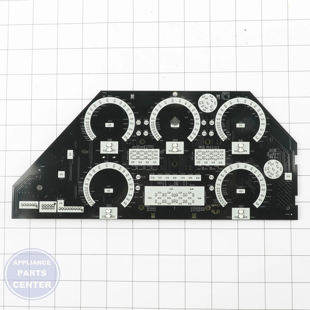 GEH DISPLAY BOARD WB27X50567 - Installation in GEH model, showcasing key mounting points