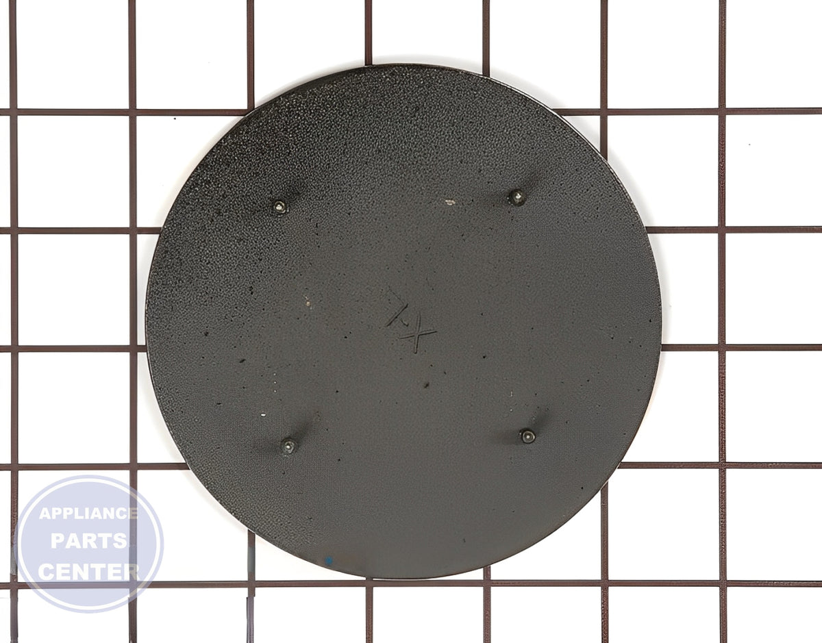 Surface Burner Cap WB28K10213 - Detailed view of optimal flame control for efficient cooking
