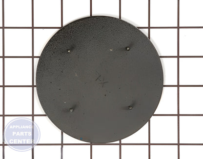 Surface Burner Cap WB28K10213 - Detailed view of optimal flame control for efficient cooking