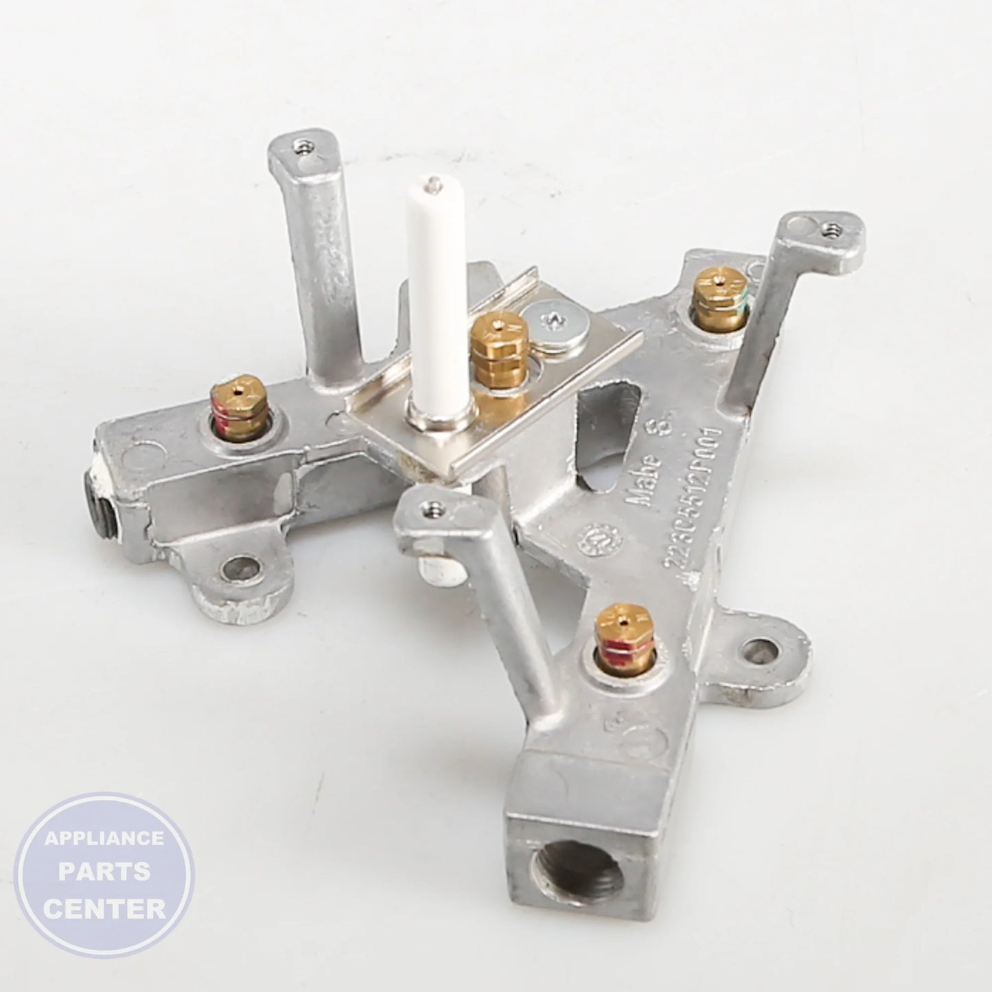 GEH RANGE TOP BURNER ASSEMBLY WB28K10785 - Main view showing high heat support for GEH models