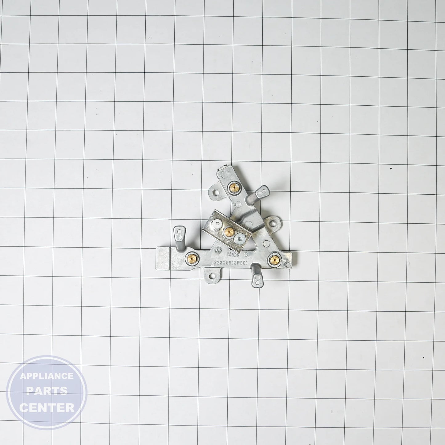 GEH RANGE TOP BURNER ASSEMBLY WB28K10785 - Installation in GEH model showing key mounting points