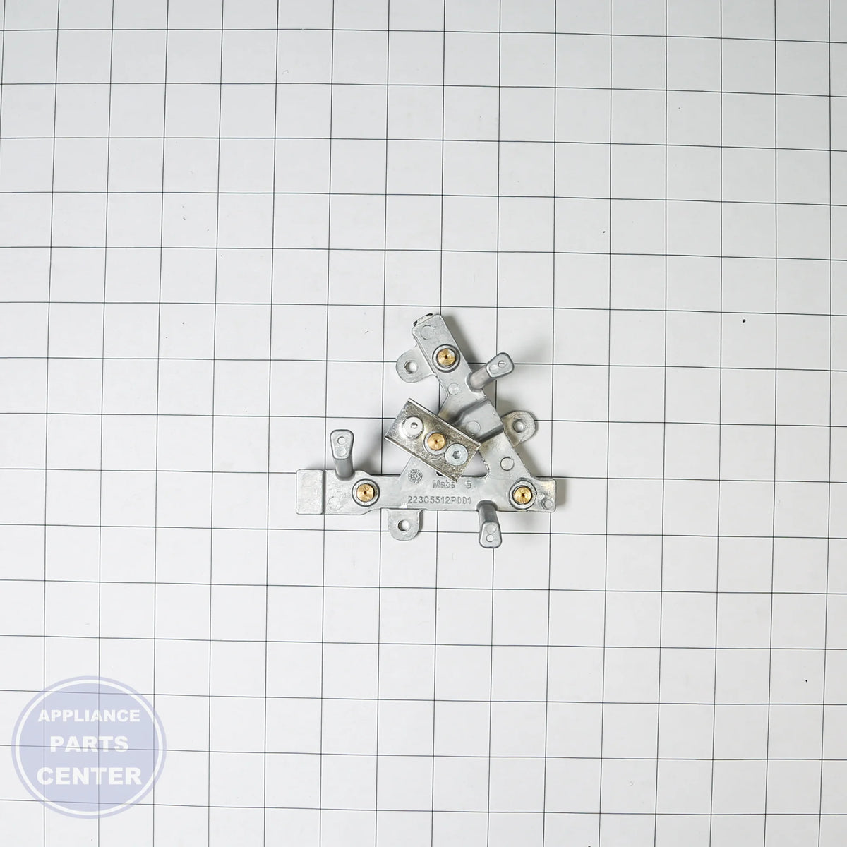 GEH RANGE TOP BURNER ASSEMBLY WB28K10785 - Installation in GEH model showing key mounting points