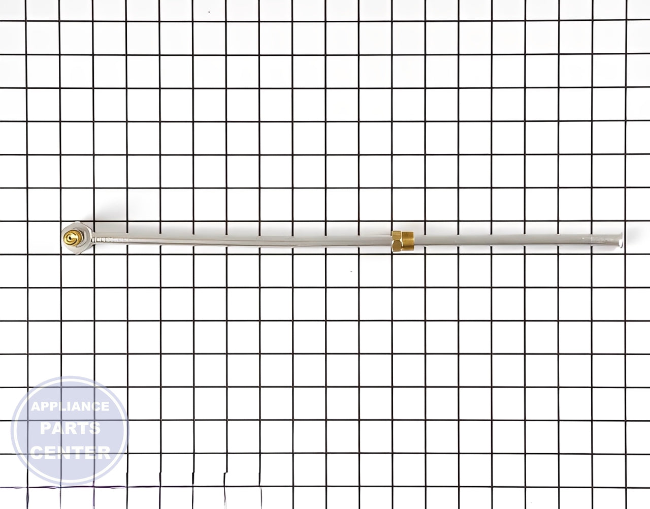 GE Burner Tube WB28K5026 - Main view showing gas control valve for GE/Hotpoint models