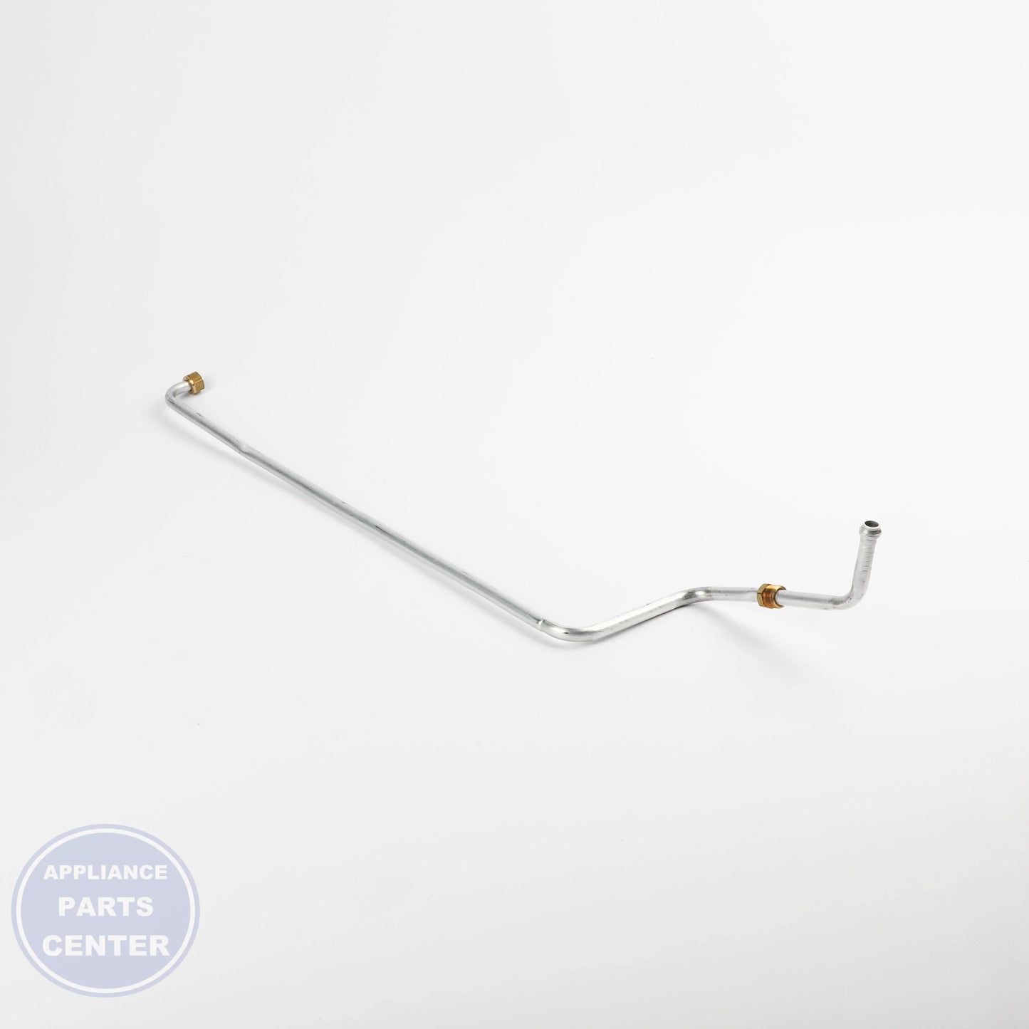 RANGE BURNER TUBE SUPPLY WB28X24773 - Side view with exact measurements