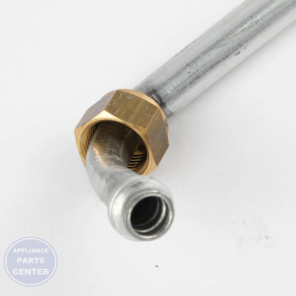 GEH RANGE BURNER TUBE SUPPLY WB28X24773 - Installation in GEH model showing key mounting points