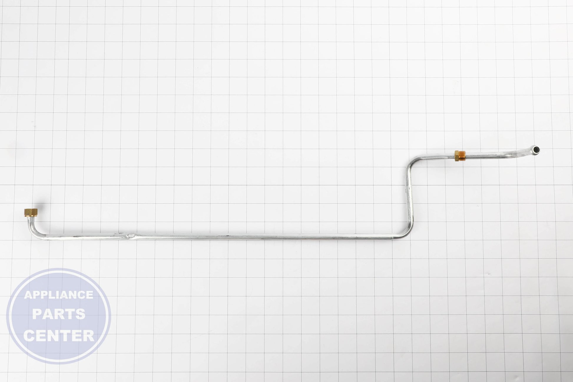 GEH RANGE BURNER TUBE SUPPLY WB28X24773 - Installation in GEH model showing key mounting points