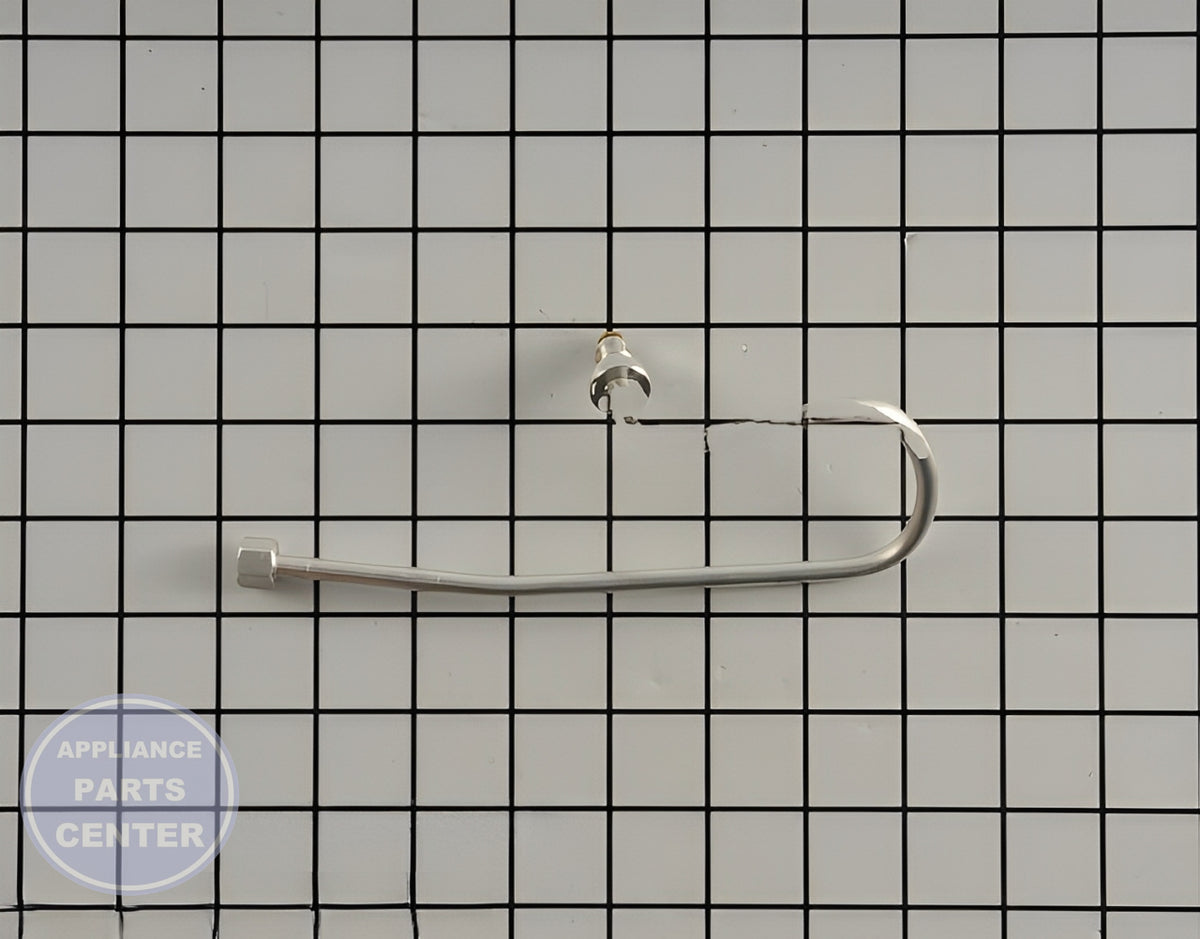 GE OVEN L FRONT ORIFICE HOLDER WB28X26306 - Detailed view of gas burner compatibility