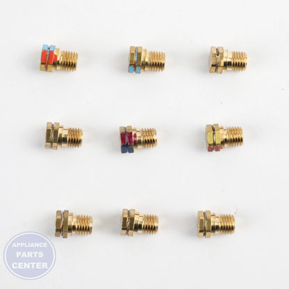 GEH LP CONVERSION KIT WB28X39139 - Installation in GEH model showing key mounting points