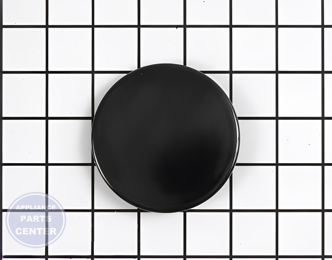 GEH GAS RANGE SURFACE BURNER CAP (BLACK) WB29K10001 - Main view showing heat distribution for GEH models