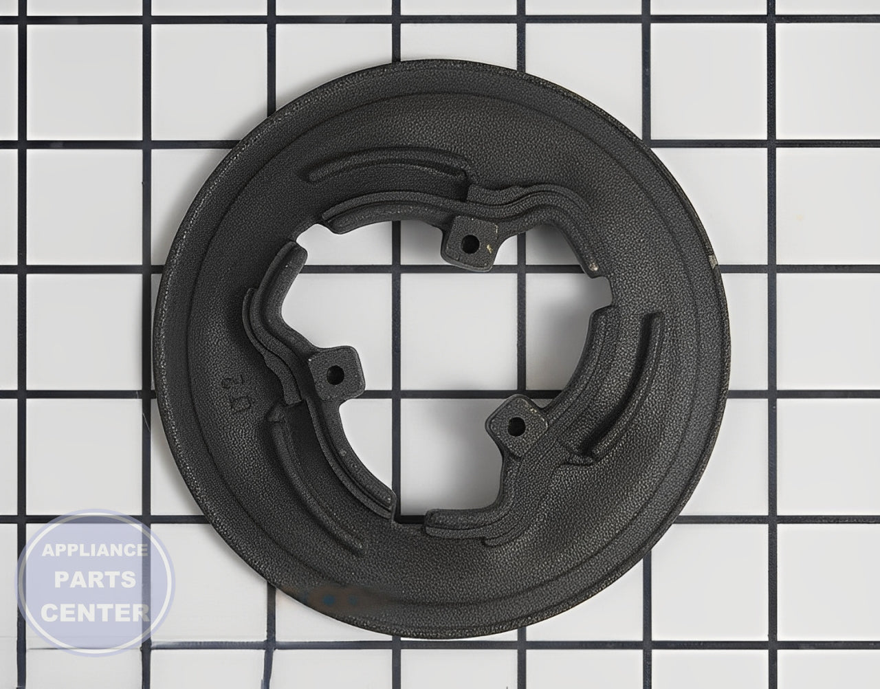 GE Surface Burner Cap WB29K10044 - Main view showing heat distribution for GE JGB281DER1WW