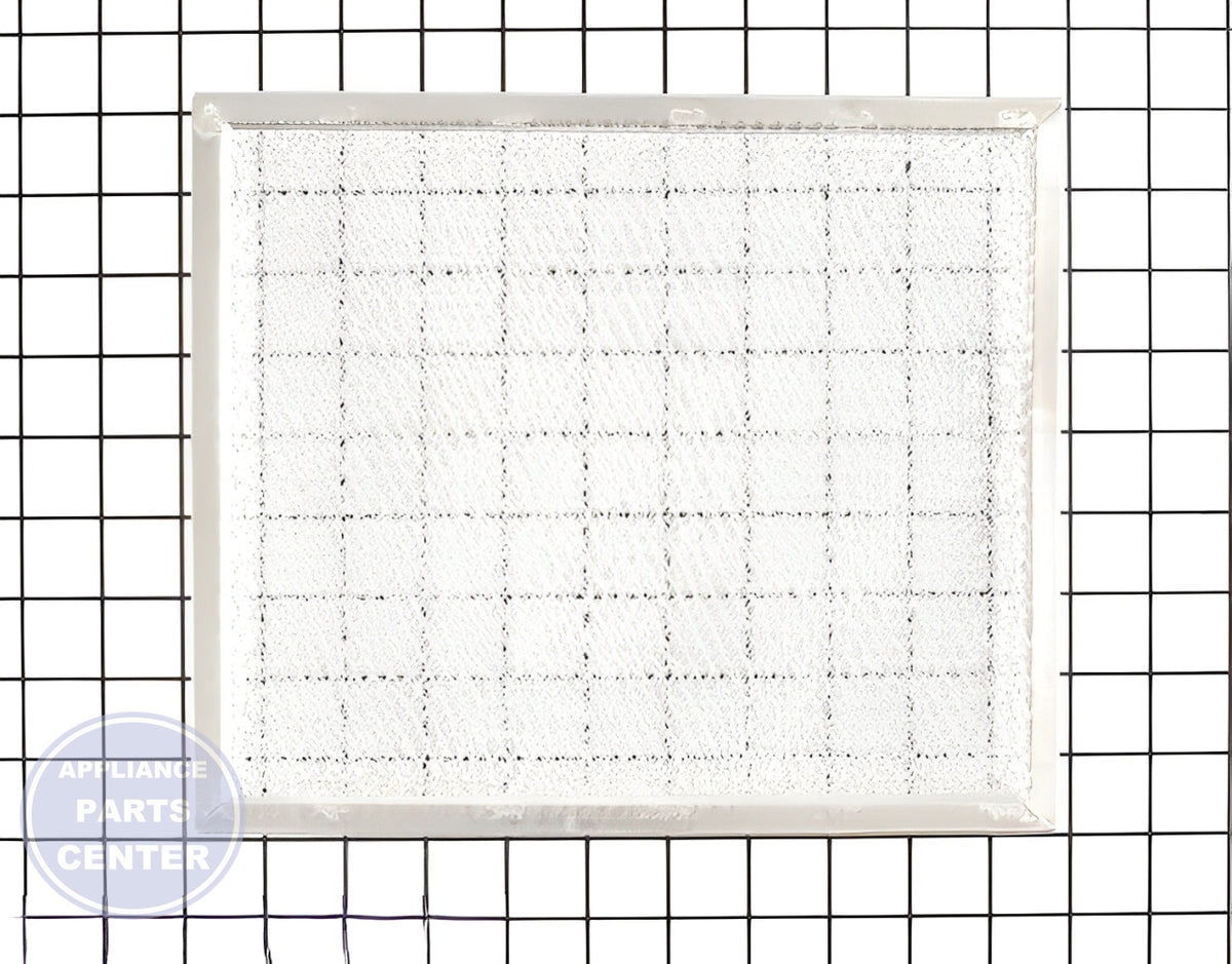GE MICROWAVE OVEN RANGE VENT HOOD ALUMINUM GREASE FILTER WB2X8391 - Main view showing high-quality aluminum material for GE models