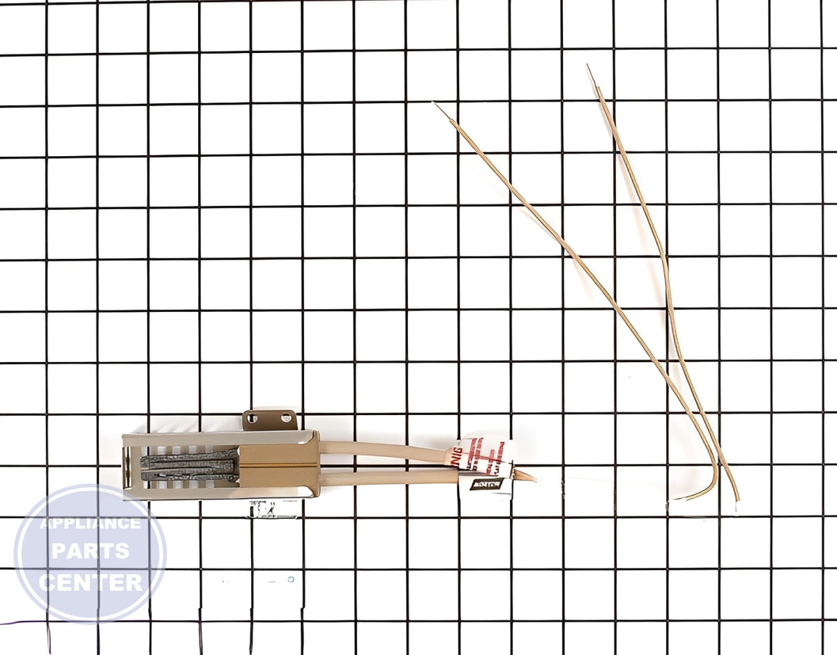 GE OVEN FLAT IGNITER WB2X9998 - Detailed view of precise engineering details