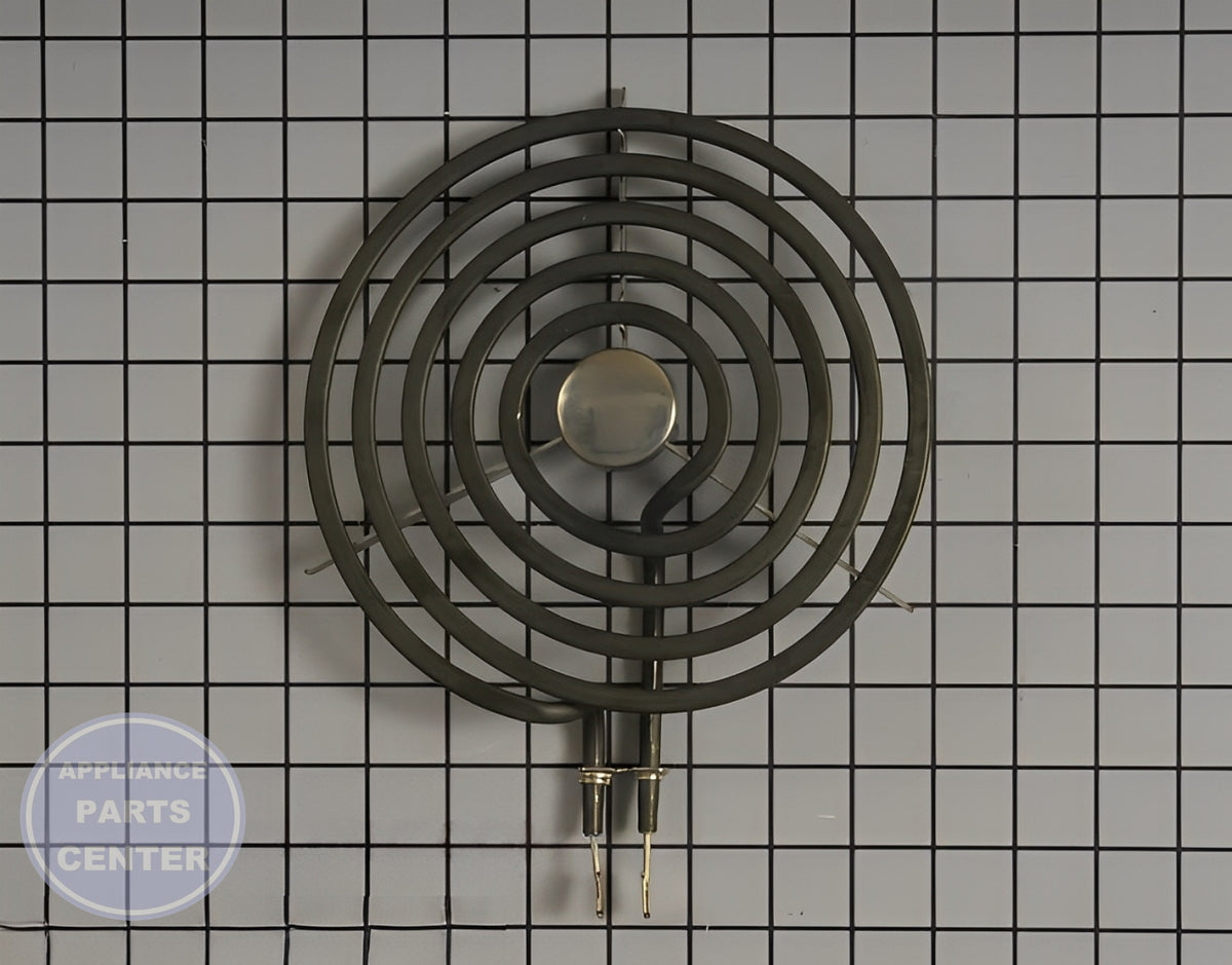 GE OVEN RANGE STOVE COOKTOP BURNER UNIT WB30M2 - Side view with precise measurements