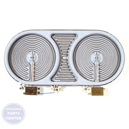 RADIANT ELEMENT 4400W - Side view with 4400 watts of heating power