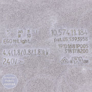 GEH RADIANT ELEMENT 4400W - Main view showing quick heating for GEH ranges
