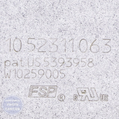GEH ELEMENT HALIANT 12 IN WB30T10096 - Installation in specific model showcasing key mounting points
