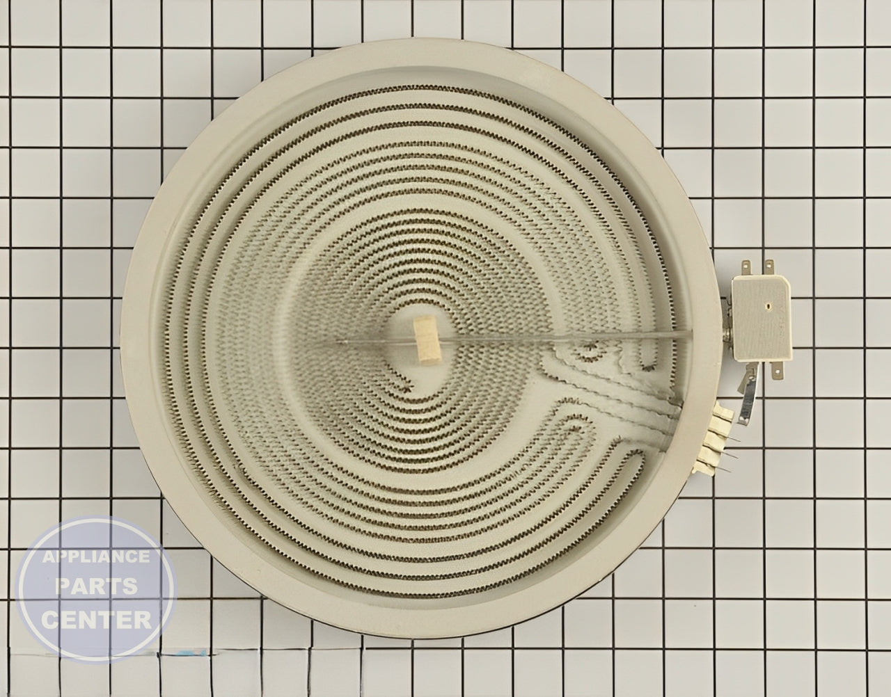 GE OVEN TRIPLE HALOGEN ELEMENT WB30T10126 - Main view showing triple halogen design for GE models
