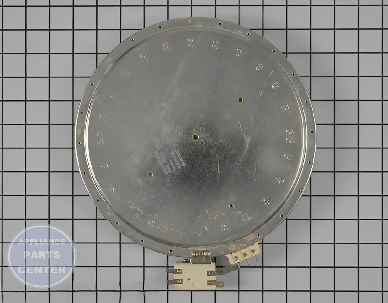 GE OVEN DUAL RADIANT ELEMENT WB30T10133 - Detailed view of  heating element technical details