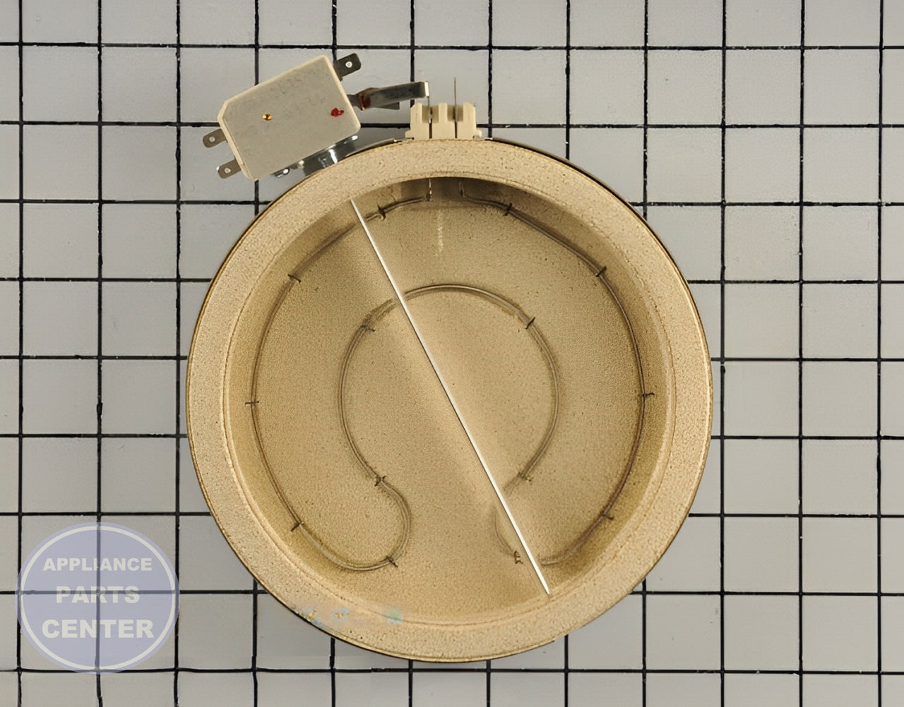 Warming Element WB30X20871 - Side view with 8-inch diameter