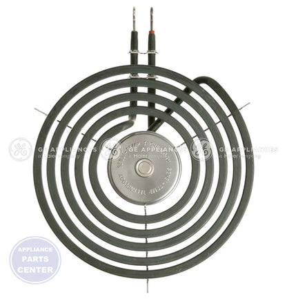 8 INCH SURFACE BURNER WITH SENSOR WB30X31057 - Side view with 8-inch diameter for precise fit